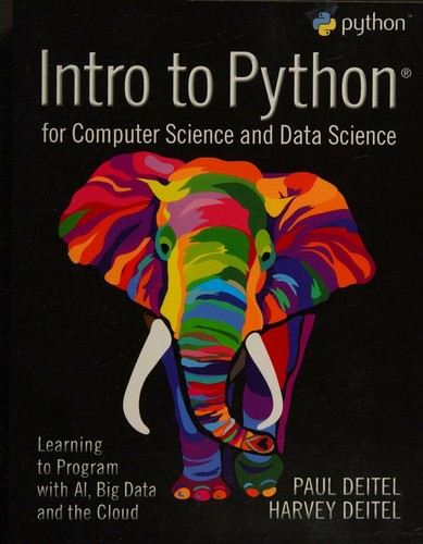 Copertina di Intro to Python for Computer Science and Data Science