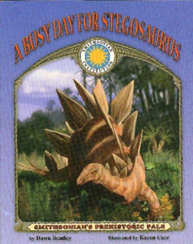 Copertina di A busy day for stegosaurus
