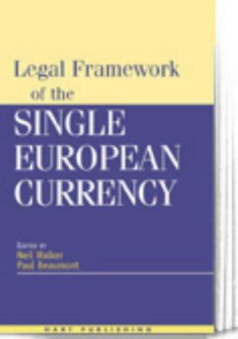 Copertina di Legal framework of the single European currency