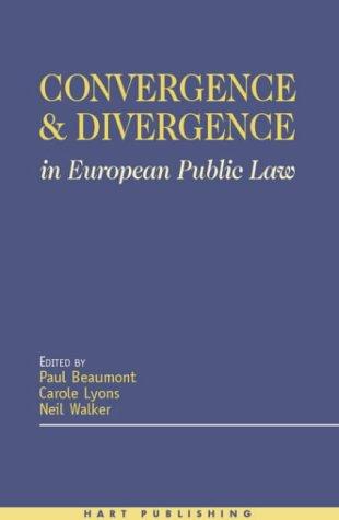Copertina di Convergence and divergence in European Public law