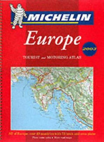 Copertina di Michelin Tourist and Motoring Atlas Europe