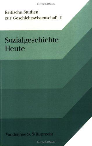 Copertina di Sozialgeschichte heute