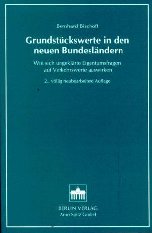 Copertina di Grundstückswerte in den neuen Bundesländern