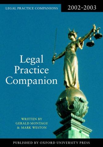 Copertina di Legal Practice Companion 2002/2003