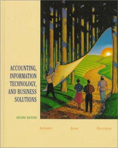 Copertina di Accounting, information technology, and business solutions