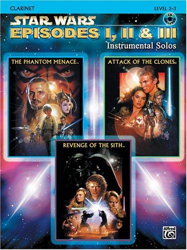 Copertina di Star Wars Episodes I, II & III Instrumental Solos Book & CD