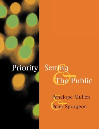 Copertina di Priority Setting and the Public