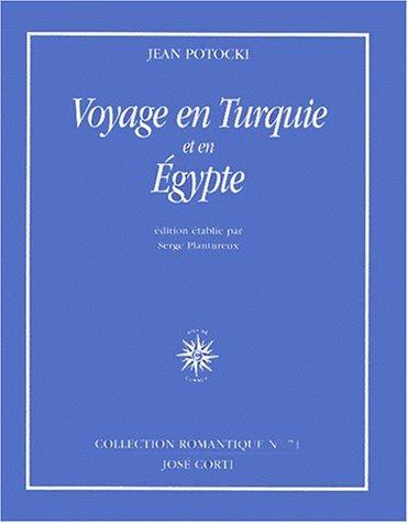 Copertina di Voyage en Turquie et en Egypte