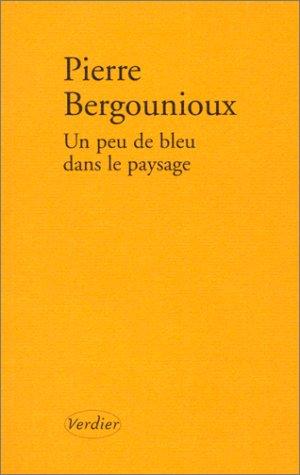Copertina di Un peu de bleu dans le paysage