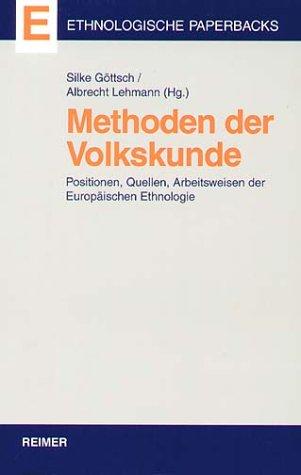Copertina di Methoden der Volkskunde