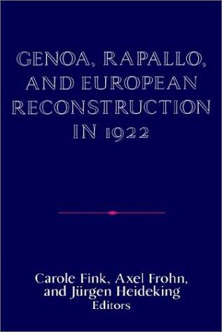 Copertina di Genoa, Rapallo, and European Reconstruction in 1922
