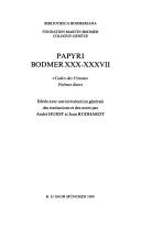 Copertina di Papyri Bodmer XXX-XXXVII