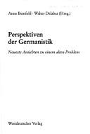 Copertina di Perspektiven der Germanistik