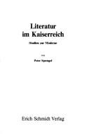 Copertina di Literatur im Kaiserreich