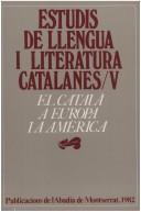 Copertina di El Català a Europa i a Amèrica