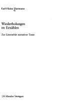 Copertina di Wiederholungen im Erzählen