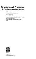 Copertina di Structure and properties of engineering materials