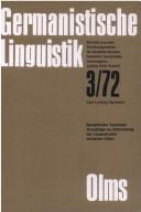 Copertina di Syntaktische Topologie