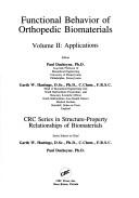Copertina di Functional behavior of orthopedic biomaterials