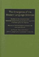 Copertina di The emergence of the modern language sciences