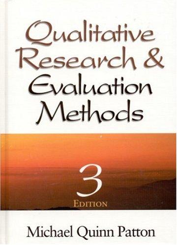 Copertina di Qualitative research and evaluation methods