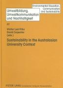 Copertina di Sustainability in the Australasian University Context