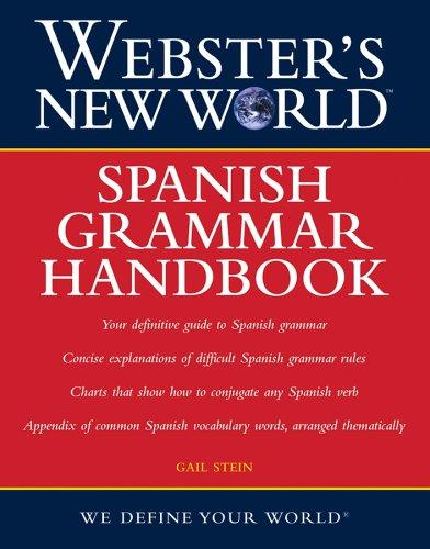 Copertina di Webster's new world Spanish grammar handbook