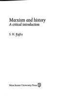 Copertina di Marxism and history