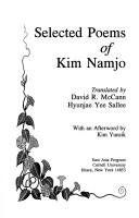 Copertina di Selected poems of Kim Namjo