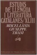 Copertina di Miscell̃ània Giuseppe Tavani, 2.