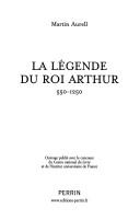 Copertina di La légende du roi Arthur