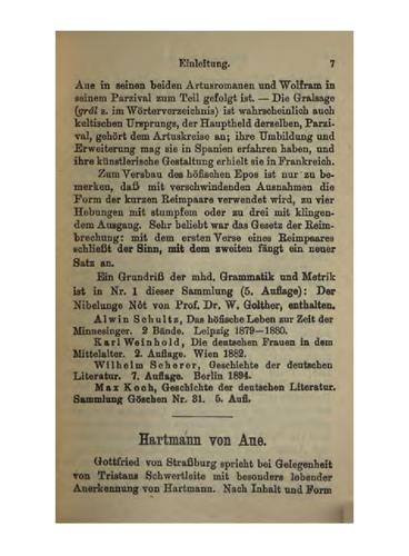 Copertina di Hartmann von Aue, Wolfram von Eschenbach und Gottfried von Strassburg