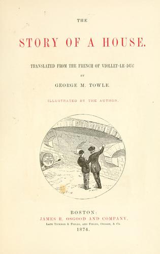 Copertina di Histoire d'une maison