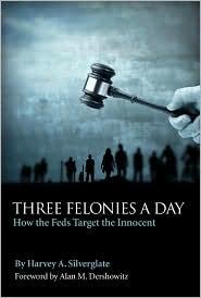 Copertina di Three felonies a day