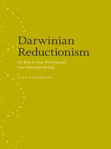 Copertina di Darwinian Reductionism