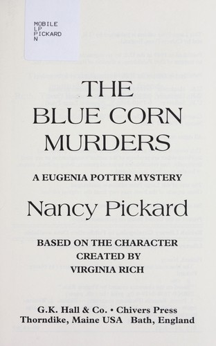 Copertina di The blue corn murders