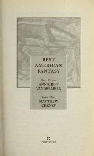 Copertina di Best American fantasy