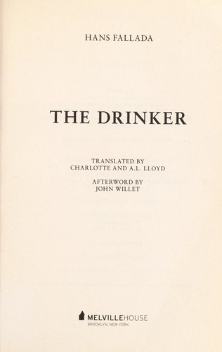 Copertina di The drinker