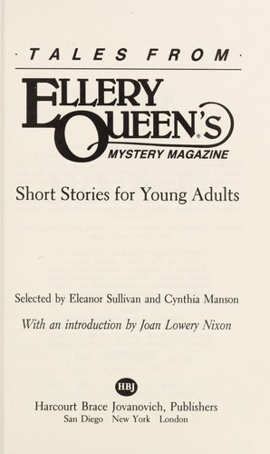 Copertina di Tales from Ellery Queen's mystery magazine