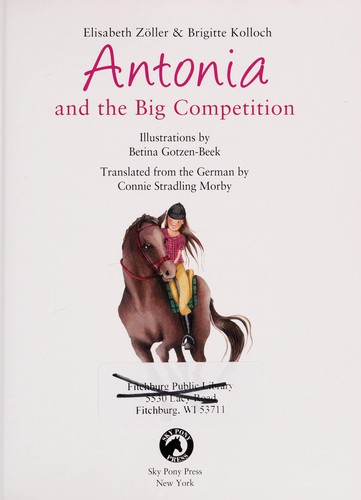 Copertina di Antonia and the big competition