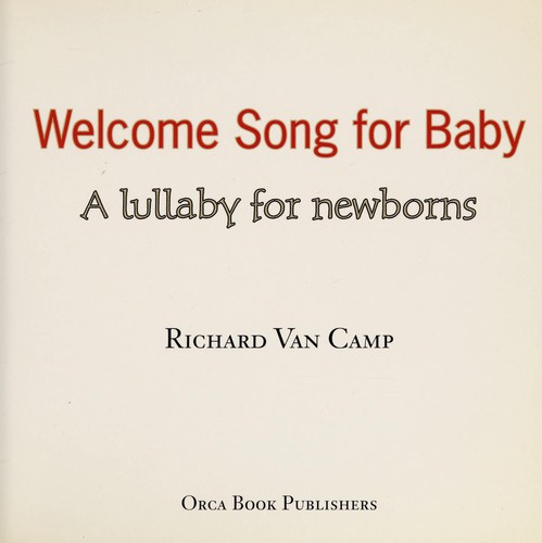 Copertina di Welcome song for baby