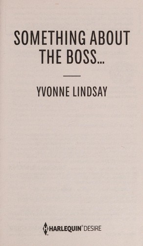 Copertina di Something about the boss ...