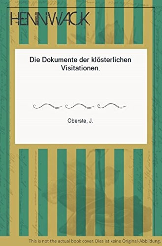Copertina di Die Dokumente der klösterlichen Visitationen