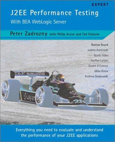 Copertina di J2EE Performance Testing with BEA WebLogic Server