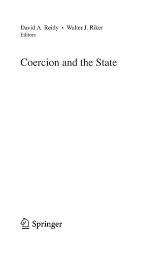 Copertina di Coercion and the state