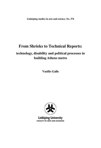 Copertina di From shrieks to technical reports