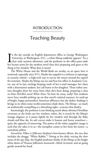 Copertina di TEACHING BEAUTY IN DELILLO, WOOLF, AND MERRILL