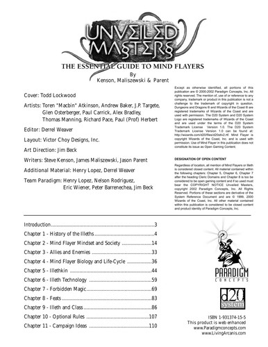 Copertina di Unveiled Masters