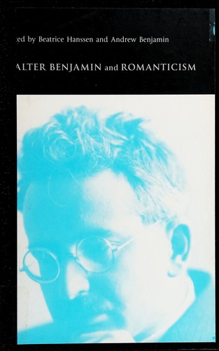 Copertina di Walter Benjamin and Romanticism
