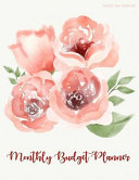 Copertina di Monthly Budget Planner